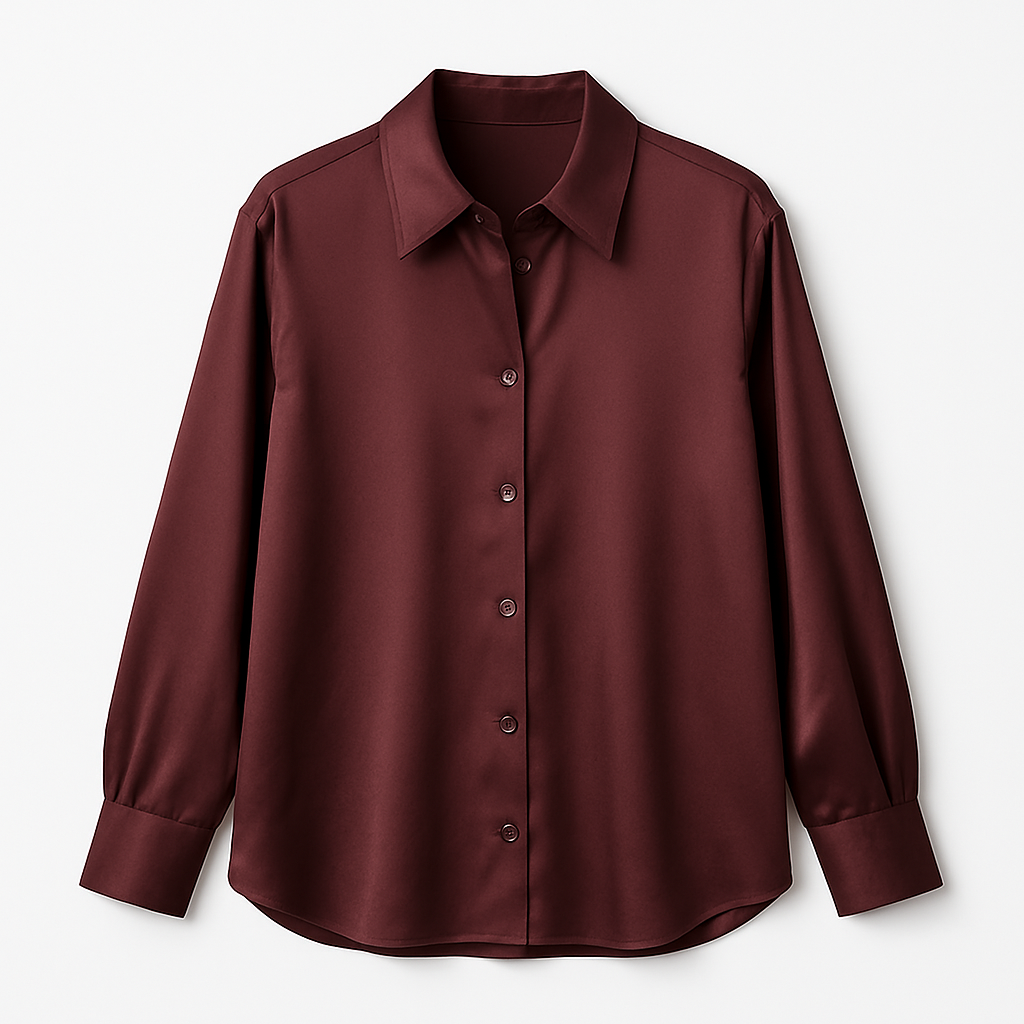 Burgundy Silk - Hallstona Shirts