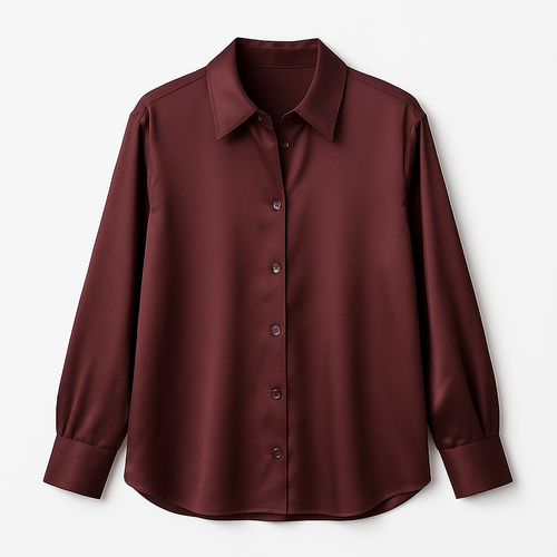 Burgundy Silk - Hallstona Shirts