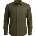 Olive Wool Heritage - Hallstona Shirts