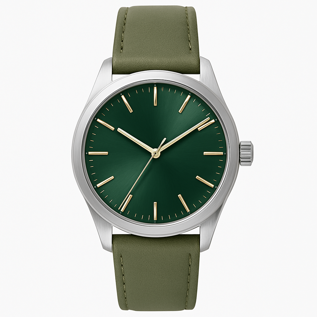 Verdant Elegance - Hallstona Watches